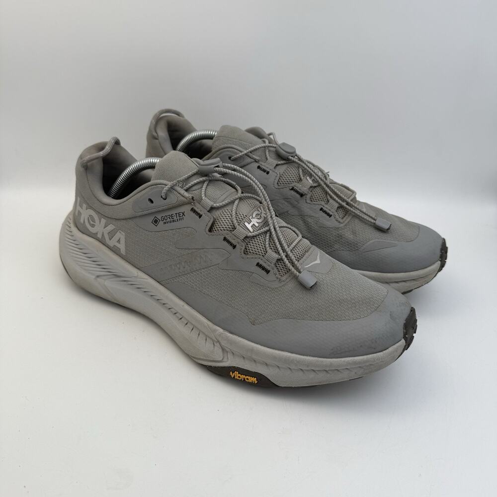 HOKA Transport GTX Galactic Gray Athletic Shoes Sneakers 138957F GLCT Mens 11 D